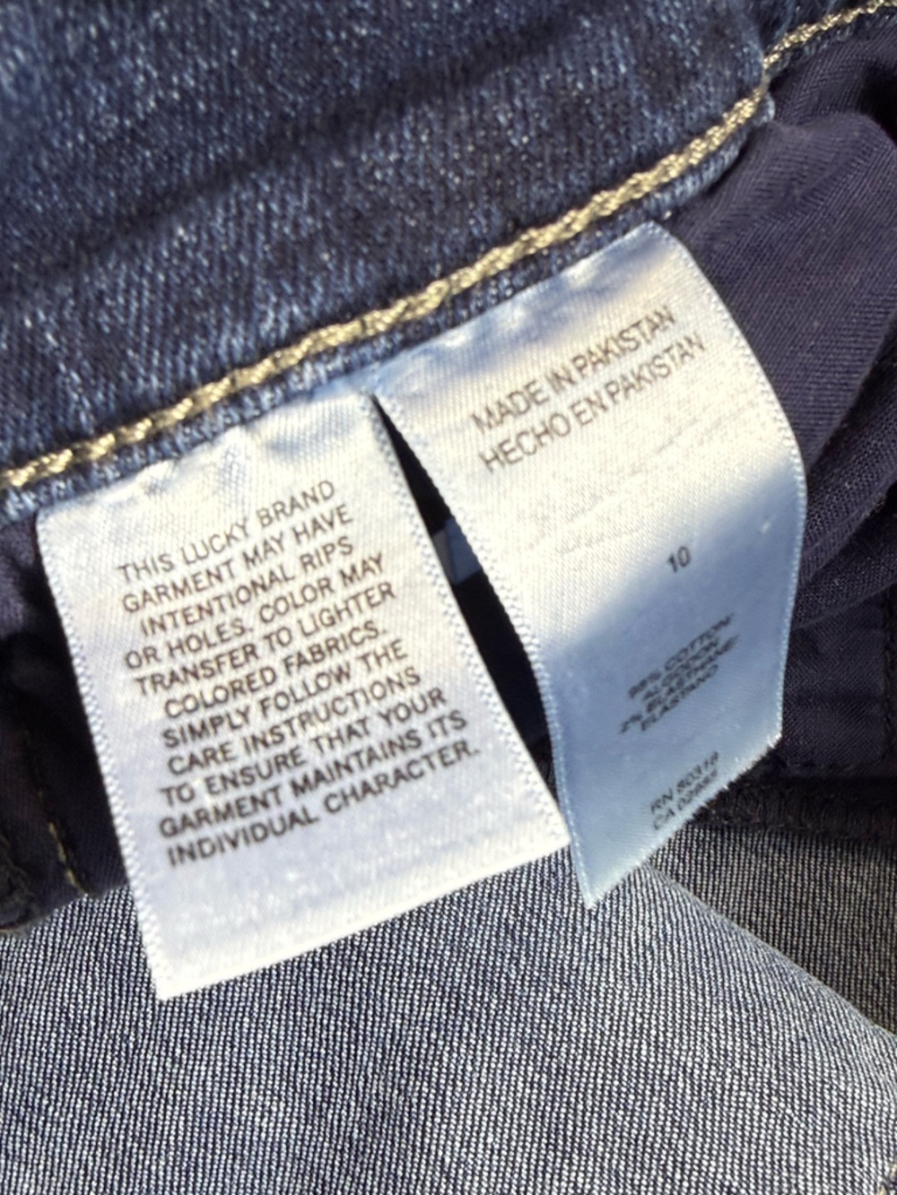 Lucky Brand Jeans High Rise Flare Stevie Medium Wash Size 10 - Picture 4 of 11